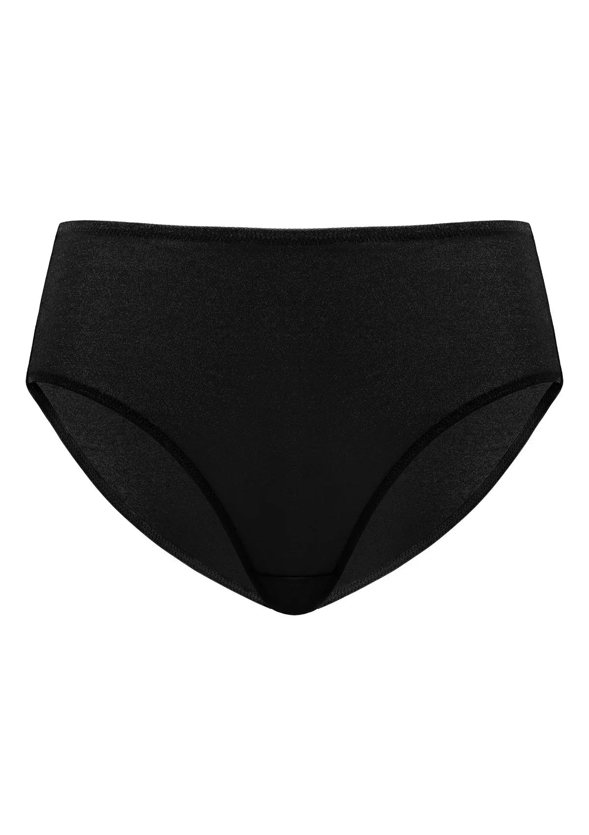 Starry Night Black Mesh High-Rise Brief Underwear