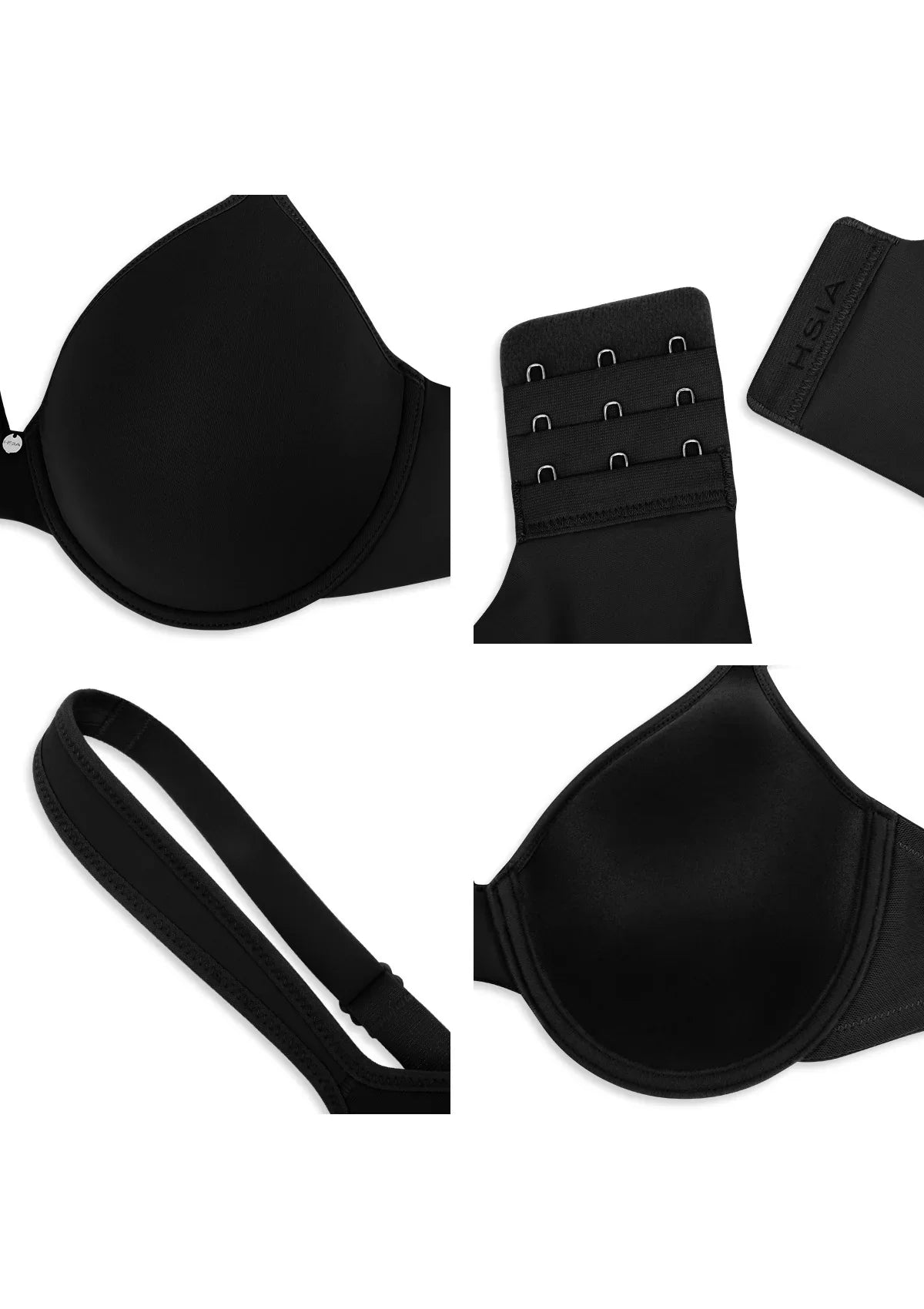 HSIA Ultra Comfort Lightly Padded T-shirt Minimizer Full Coverage Bra