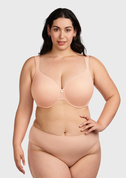 Ultra Comfort Lightly Padded T-shirt Minimizer Full Coverage Underwire Bra