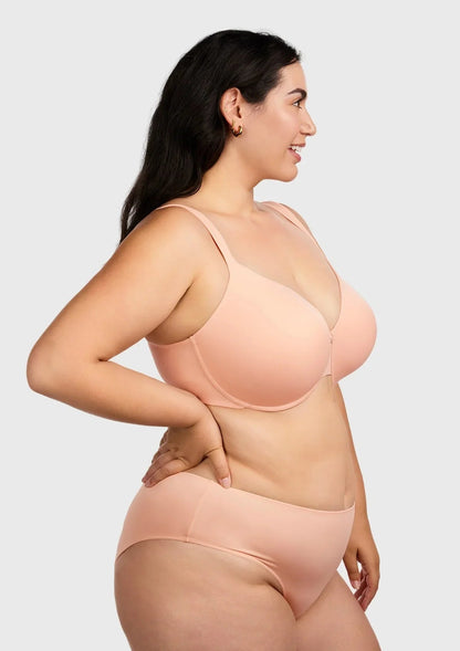 Ultra Comfort Lightly Padded T-shirt Minimizer Full Coverage Underwire Bra