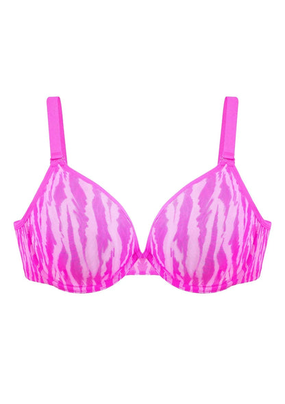 Zebra Wild Unlined Mesh Underwire Bra