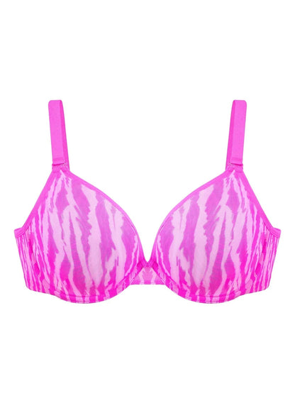 Zebra Wild Unlined Underwire Mesh Bra