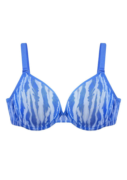 Zebra Wild Unlined Underwire Mesh Bra