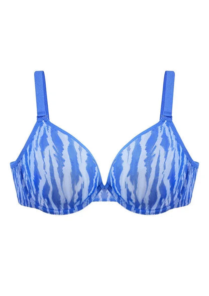 Zebra Wild Unlined Underwire Mesh Bra