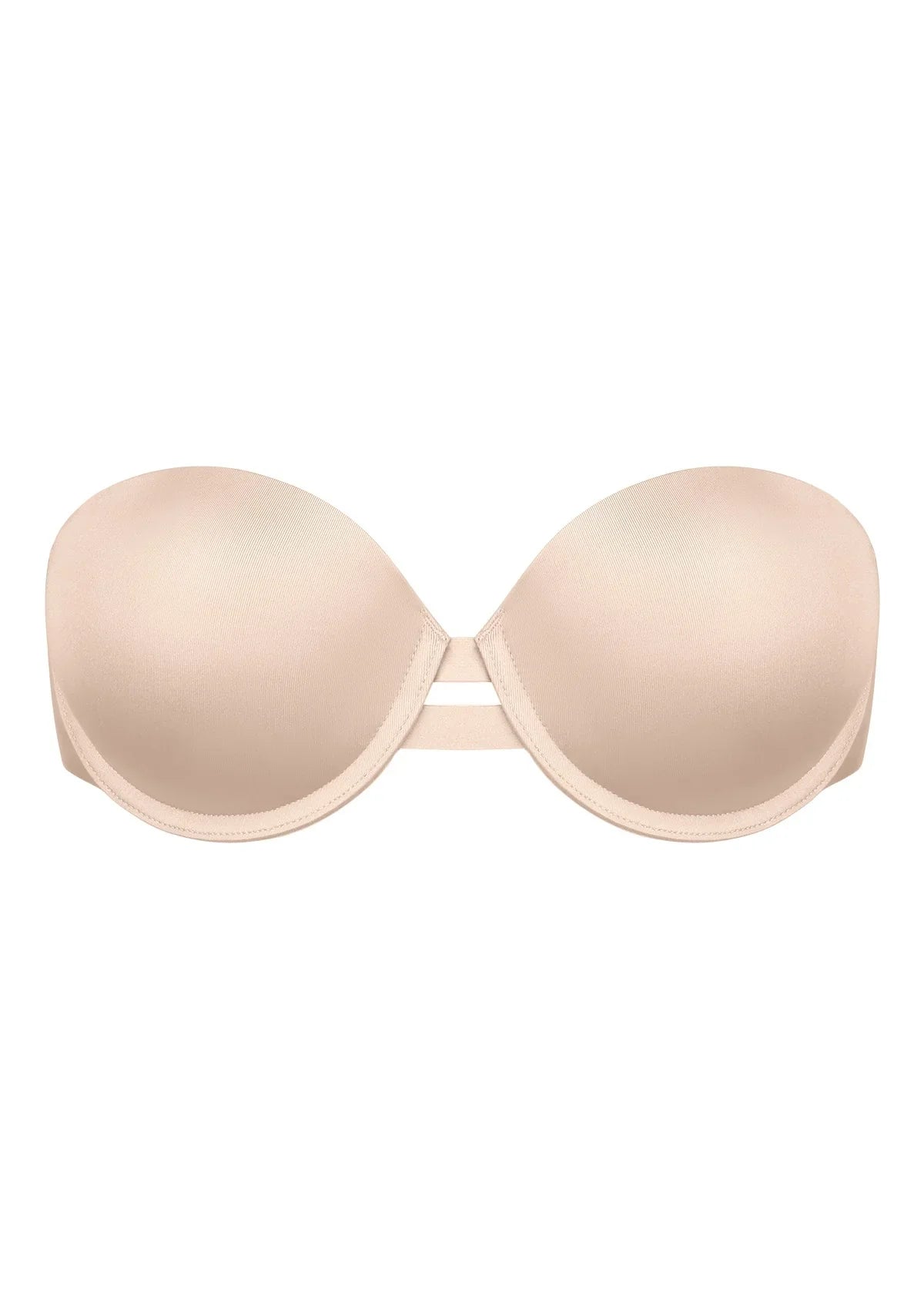 Juliette Bandless Seamless Push Up Strapless Underwire Bra