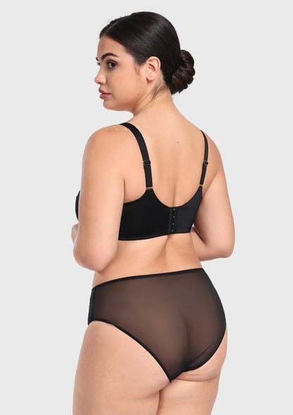 Soie French Embroidered Lace Balconette Bra