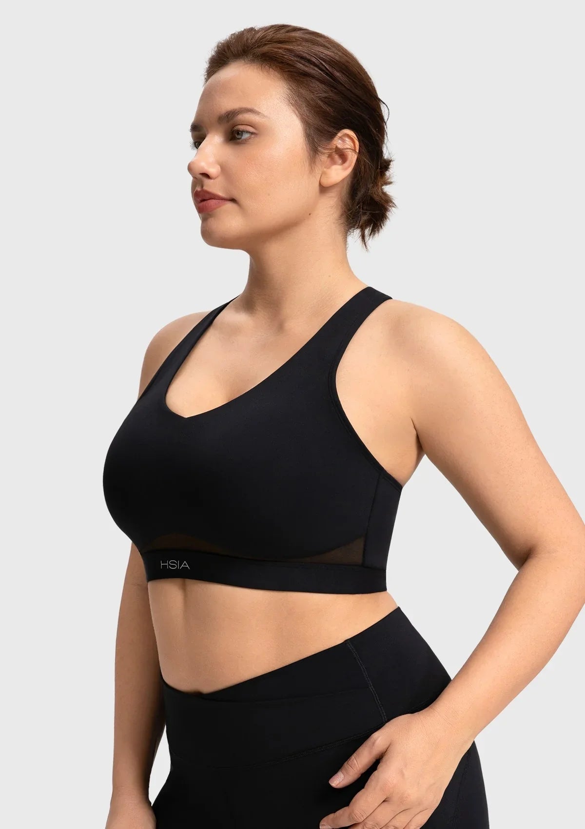 Aura V-Neck Racerback Sports Bra