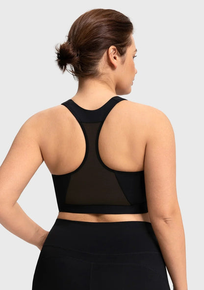 Aura V-Neck Racerback Sports Bra