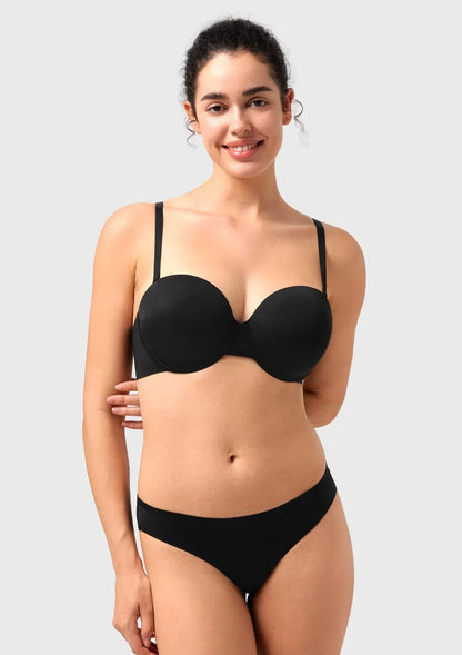 Seamless Multiway Push-Up Strapless Bra