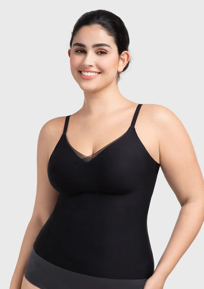 Silvia Seamless Buttery-Soft Padded Bra Top | Wire-Free Camisole