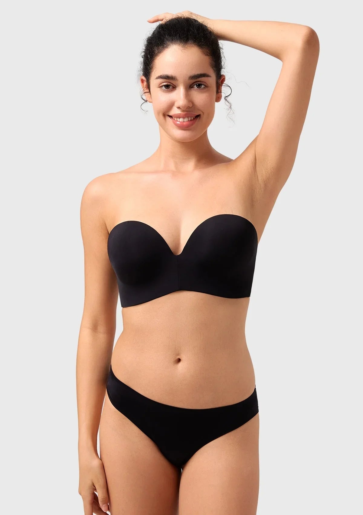 Seamless Wireless Push-Up Strapless Bra