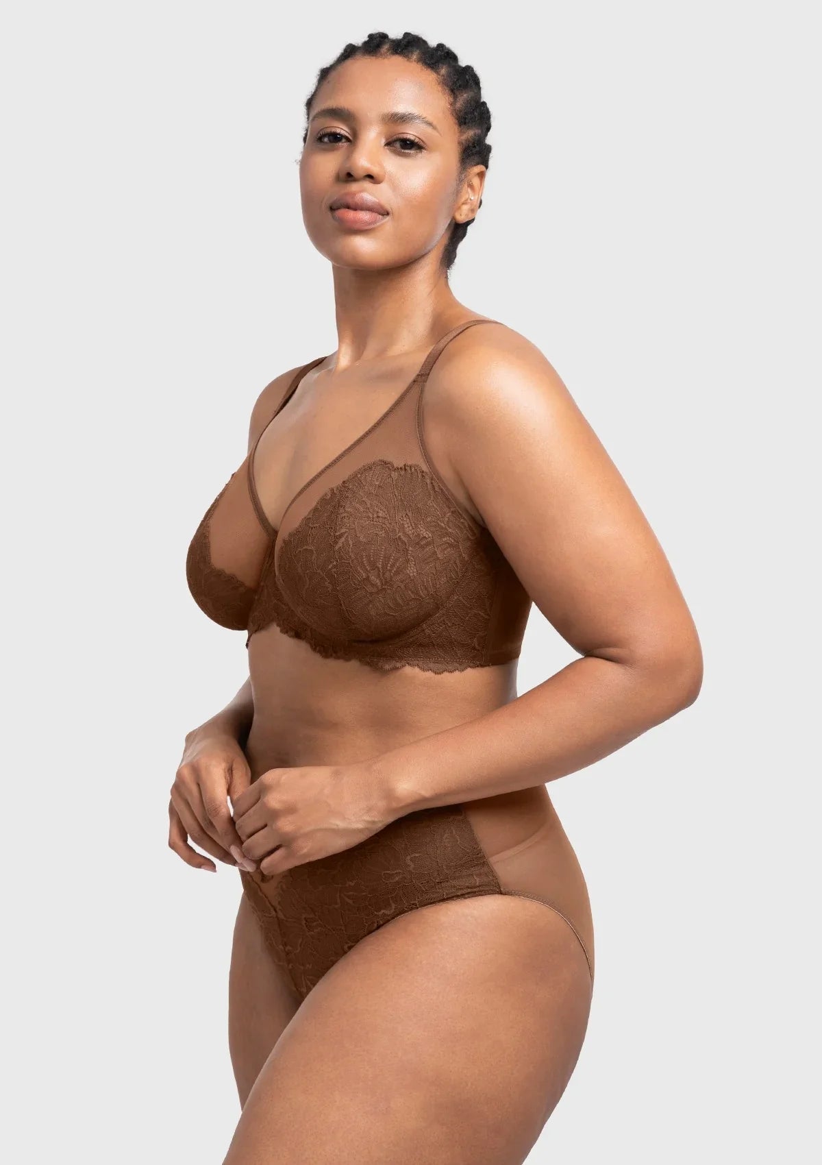 HSIA Blossom Unlined Lace Underwire Bra