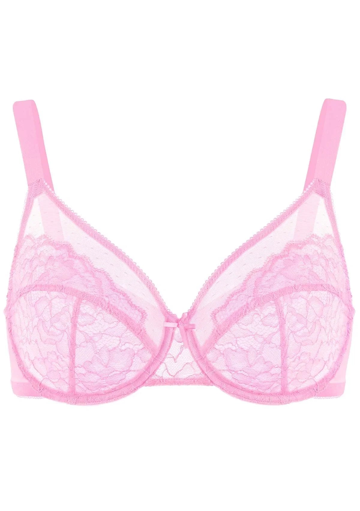Enchante Lace Unlined Full Coverage Underwire Bra