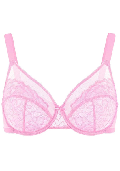 Enchante Lace Unlined Full Coverage Underwire Bra