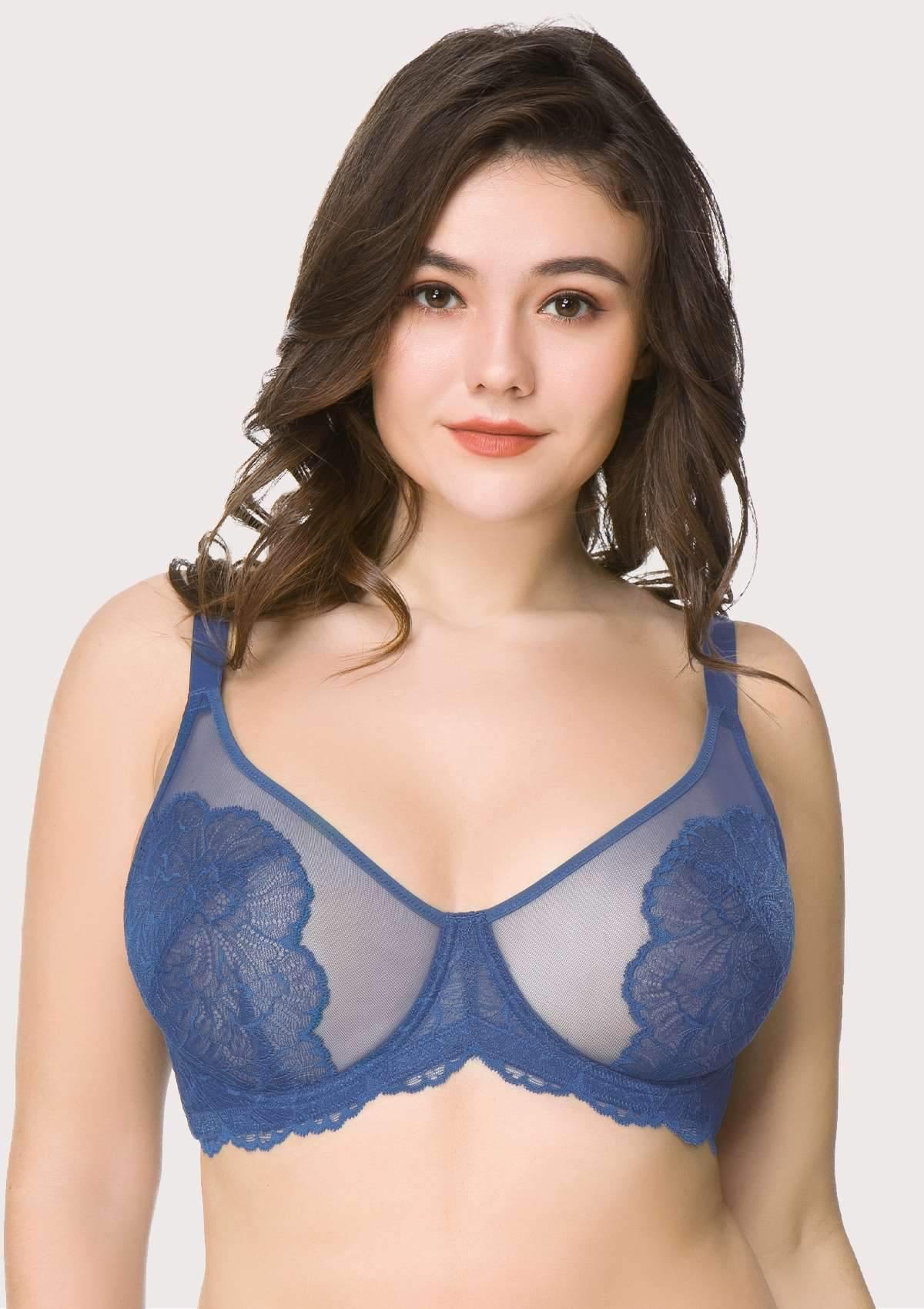 HSIA Blossom Unlined Lace Underwire Bra