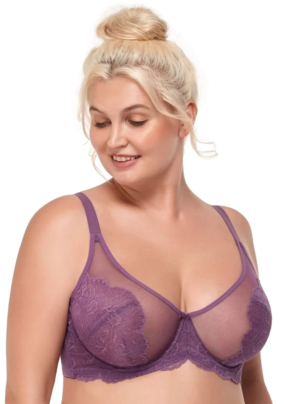 HSIA Blossom Unlined Lace Underwire Bra