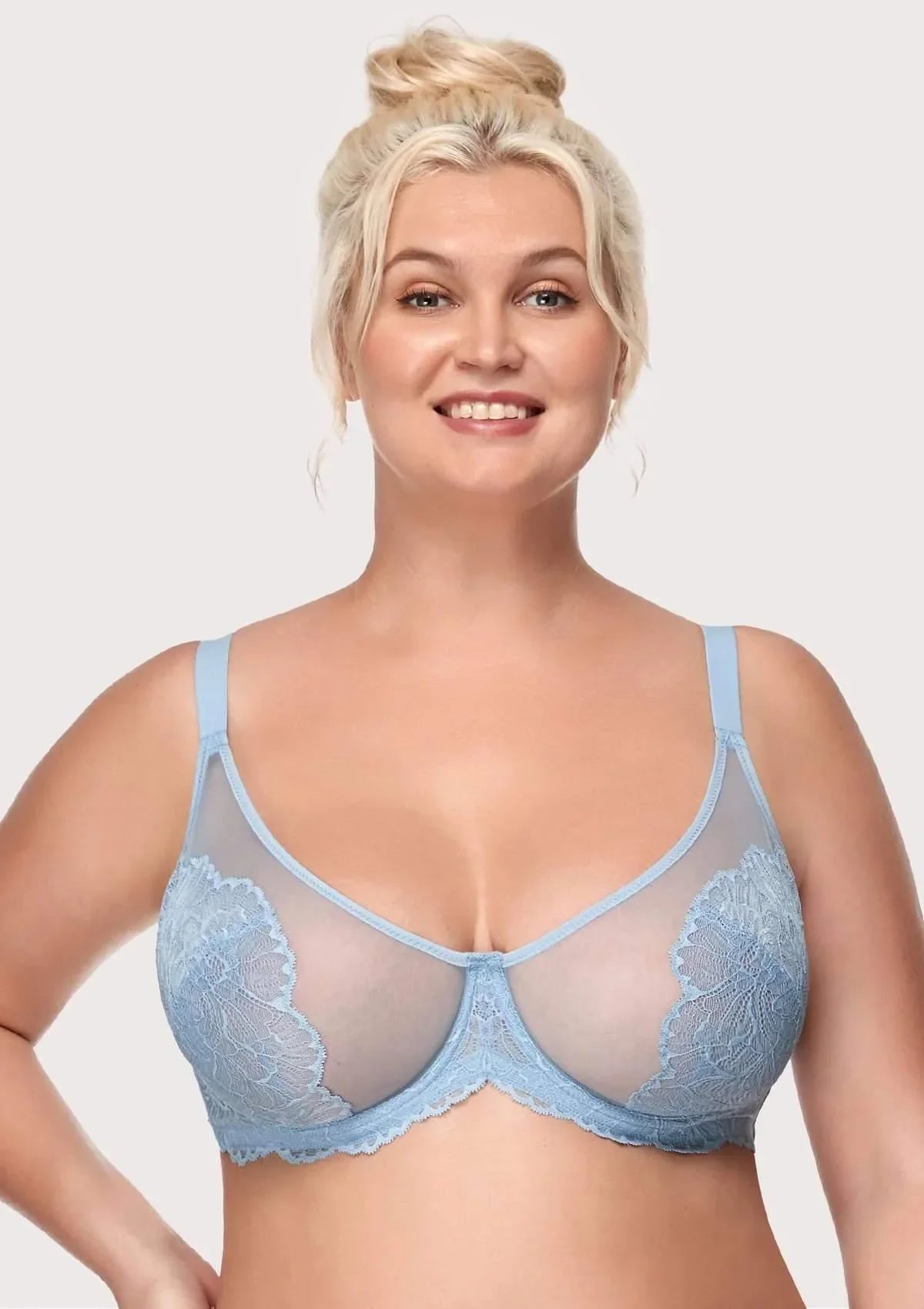HSIA Blossom Unlined Lace Underwire Bra