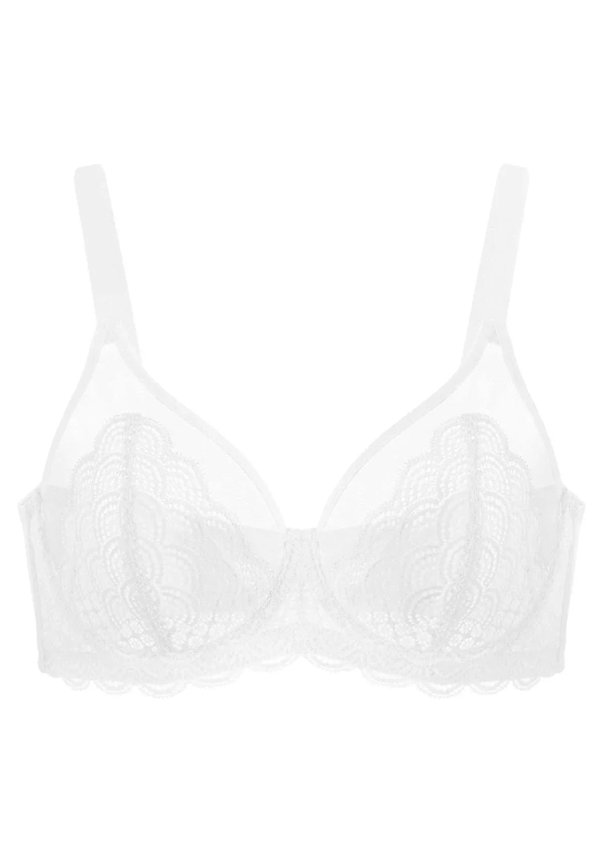 Mermaid Scales Lace Unlined Bra