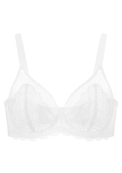 Mermaid Scales Lace Unlined Bra