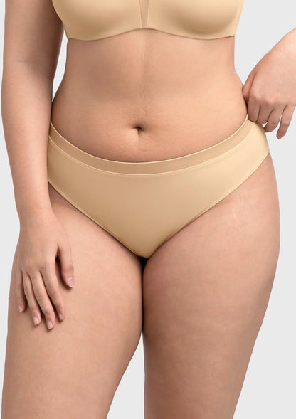 Fiery Mid-Rise Cotton Bikini Underwear