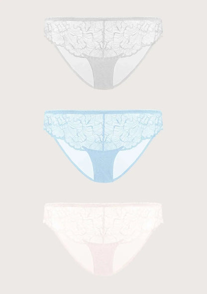 HSIA Blossom Lace Bikini Underwears 3 Pack
