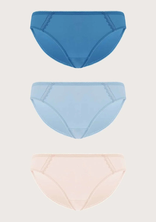 HSIA Soft Stretch Smooth Bikini Panties 3 Pack