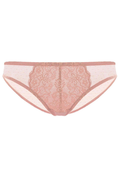 Nymphaea Front Floral Lace Bikini Underwear