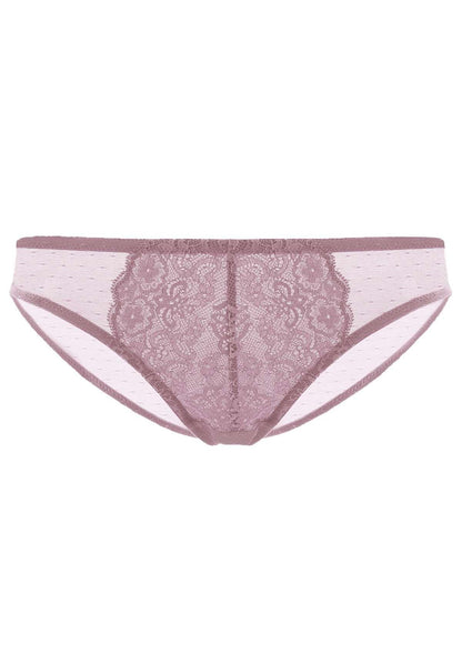 Nymphaea Front Floral Lace Bikini Underwear