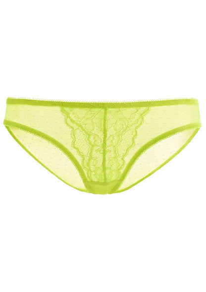 Enchante Lace Lime Green Bikini Underwear