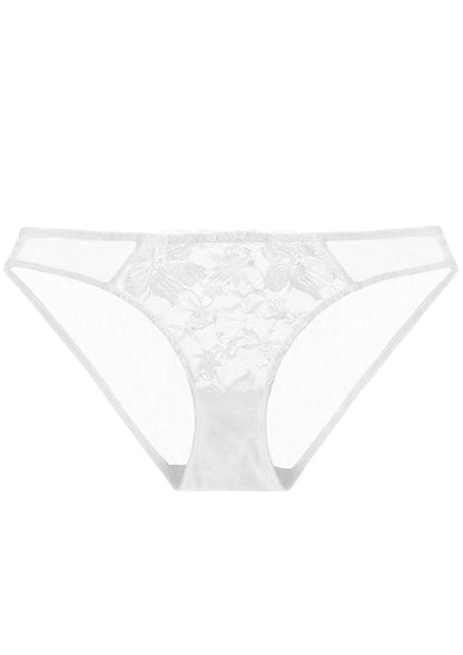 HSIA Breathable Sexy Lace White Bikini Underwear