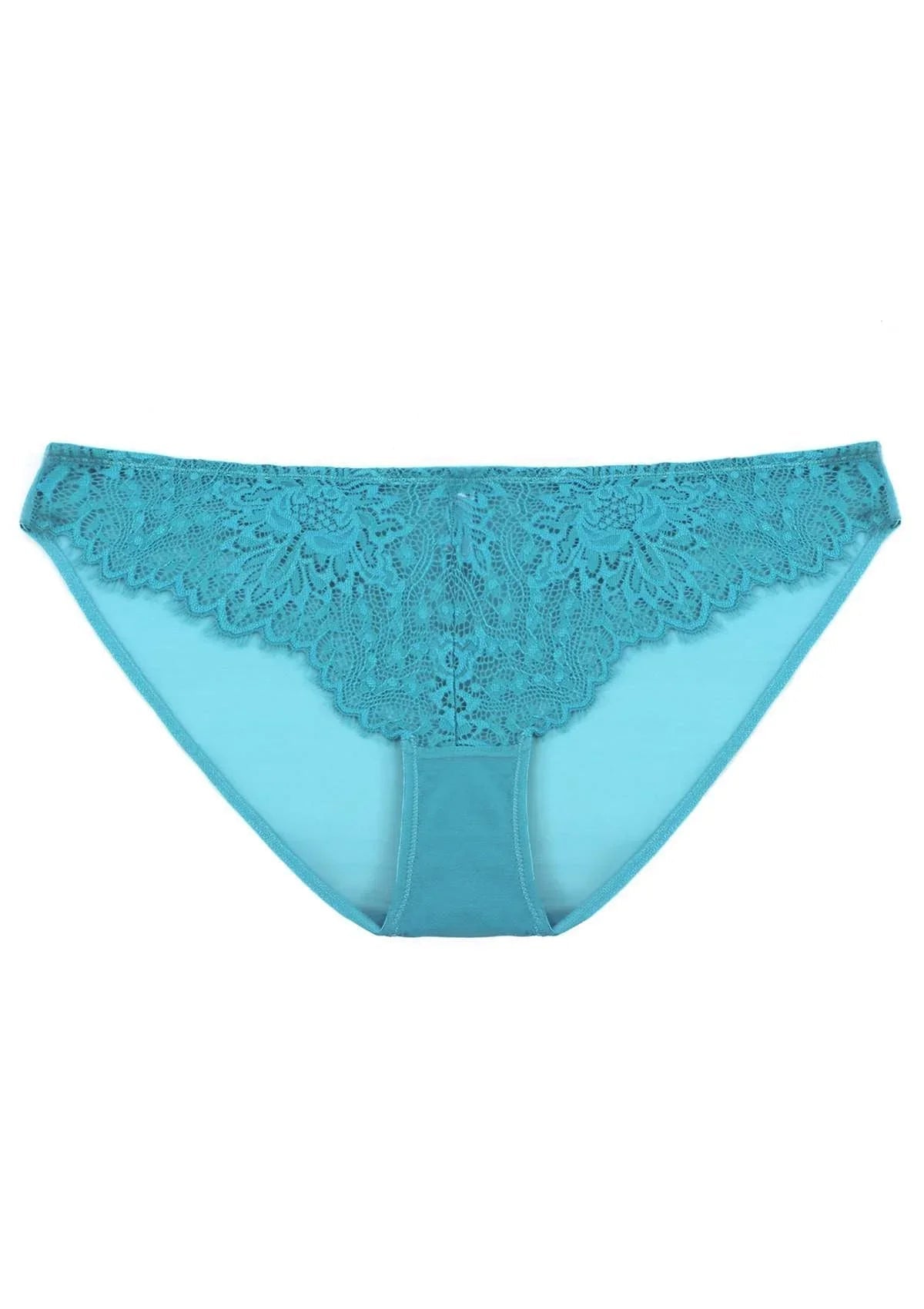 HSIA Sunflower Exquisite Horizon Blue Lace Bikini Underwear