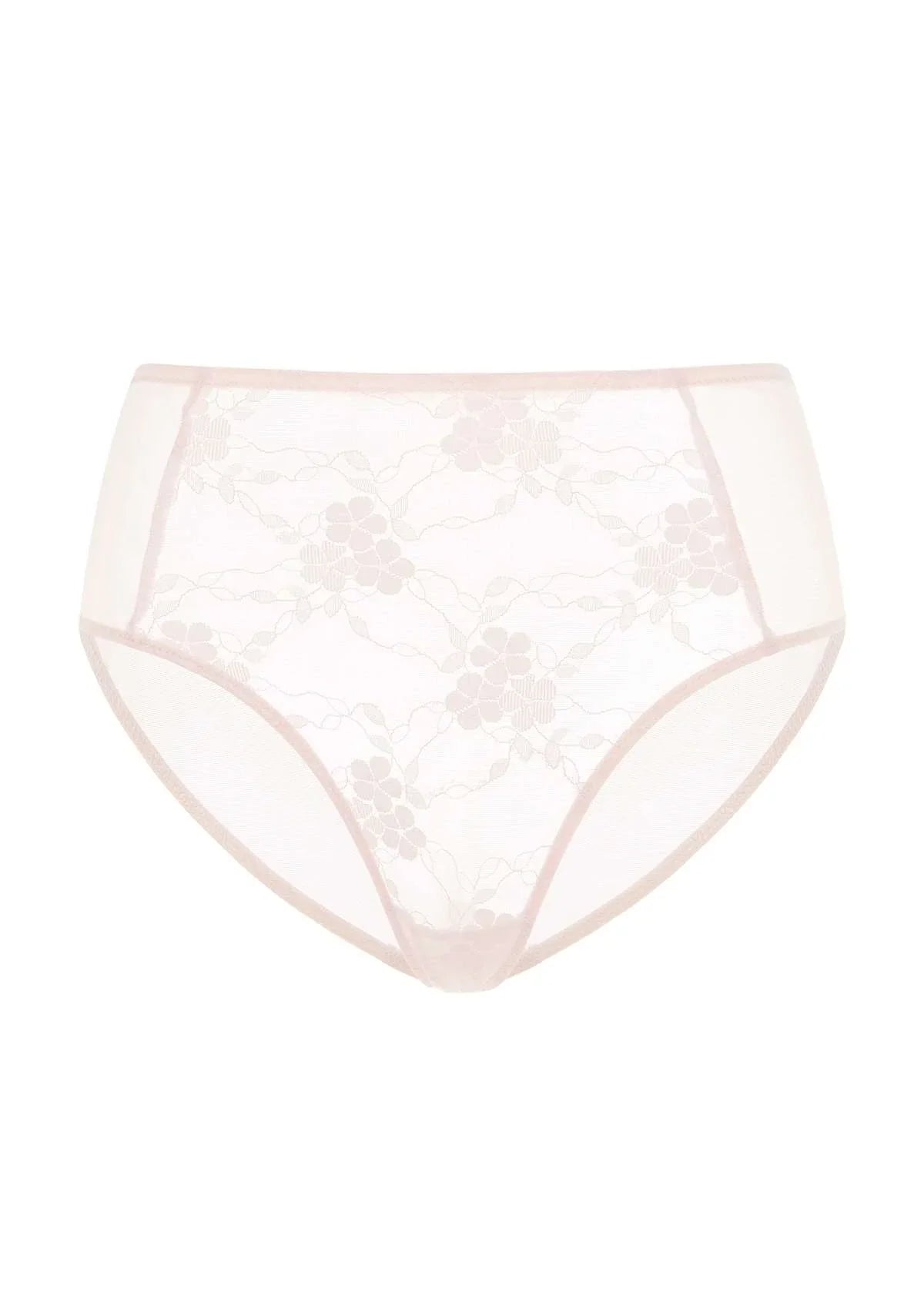 Spring Romance High-Rise Floral Lace Brief Underwear
