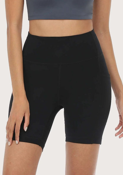LEAPX Fluent High-Waist Sports Bike Shorts
