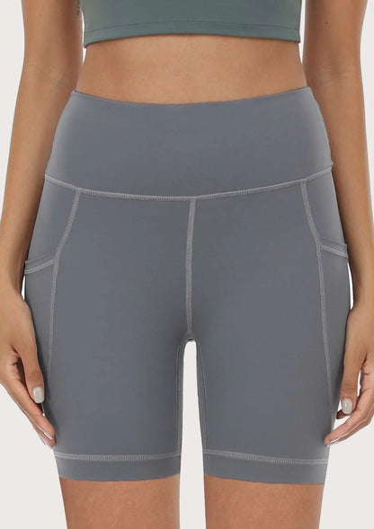 LEAPX Fluent High-Waist Sports Bike Shorts