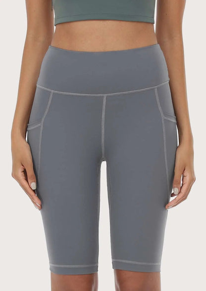 LEAPX Fluent High-Waist Sports Bike Shorts