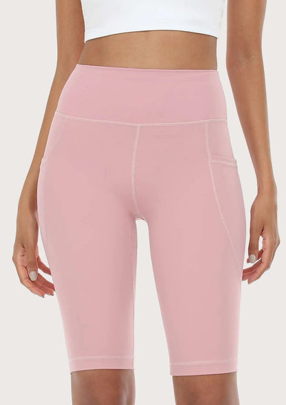 LEAPX Fluent High-Waist Sports Bike Shorts
