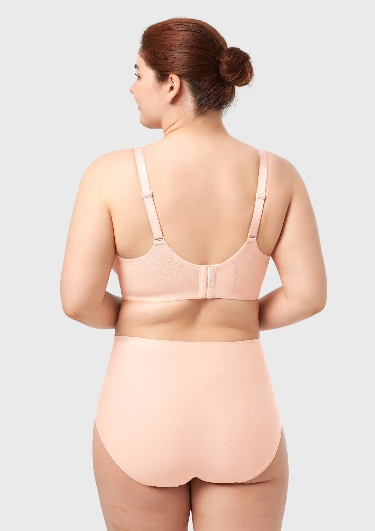 AirMesh Dark Beige Full Coverage Smooth Mesh Lightly Padded Lined Underwire T-Shirt Bra