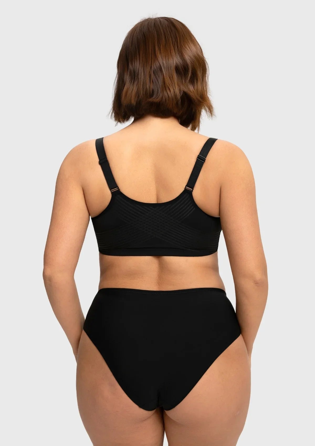 HSIA Anemone Unlined Plus Size Front Closure 3/4 Cup Underwire Back Support Bra Lace Trim for Sculpted Lift Womenswear