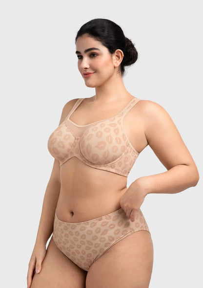 CoolComfort Smoothing Unlined Underwire Minimizer Bra