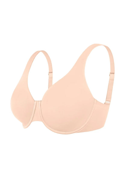 Full Coverage Plus Size T-Shirt Bra with Silky Satin Feel