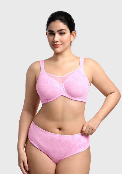 CoolComfort Smoothing Unlined Underwire Minimizer Bra