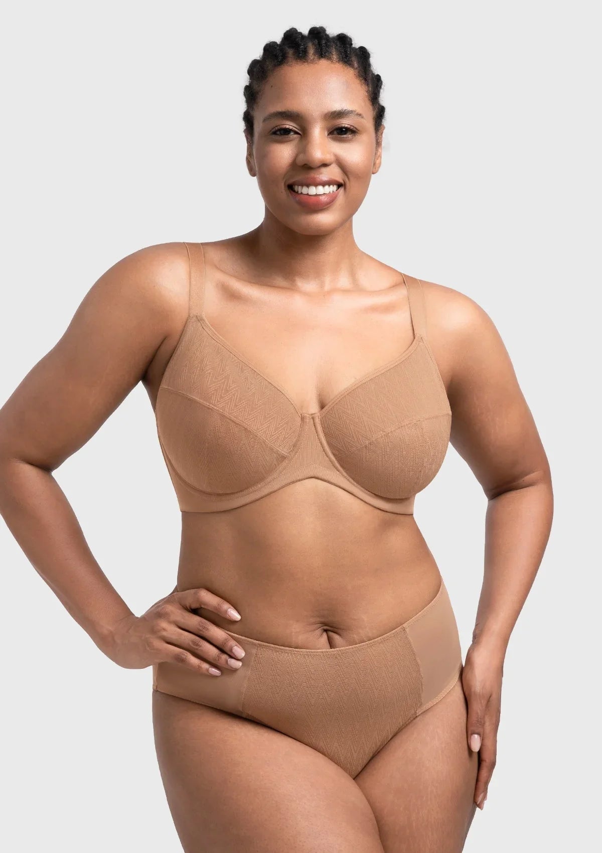 HSIA Willa Wave Plus Size Breathable Mesh Unlined Non-padded Full Coverage Underwire Bra