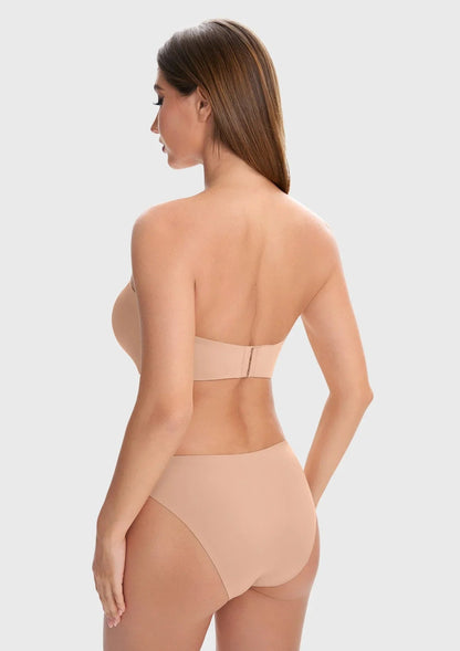 Breya Silicone-Free Seamless Push Up Strapless Bra