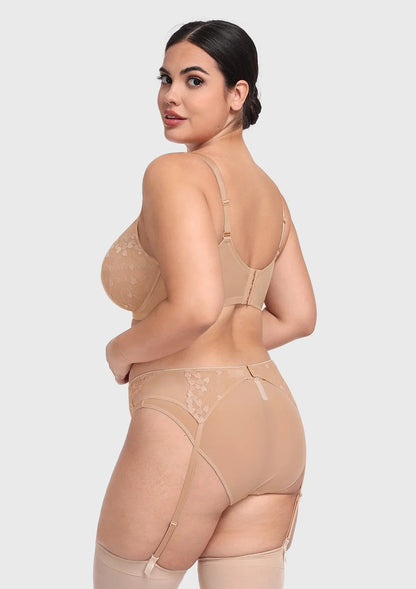 HSIA Renna Holiday Edit Embroidery Pink Lace Underwire Bra