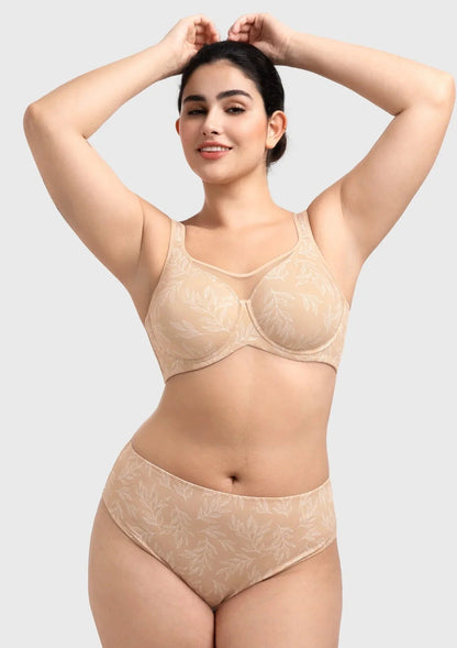 CoolComfort Smoothing Unlined Underwire Minimizer Bra