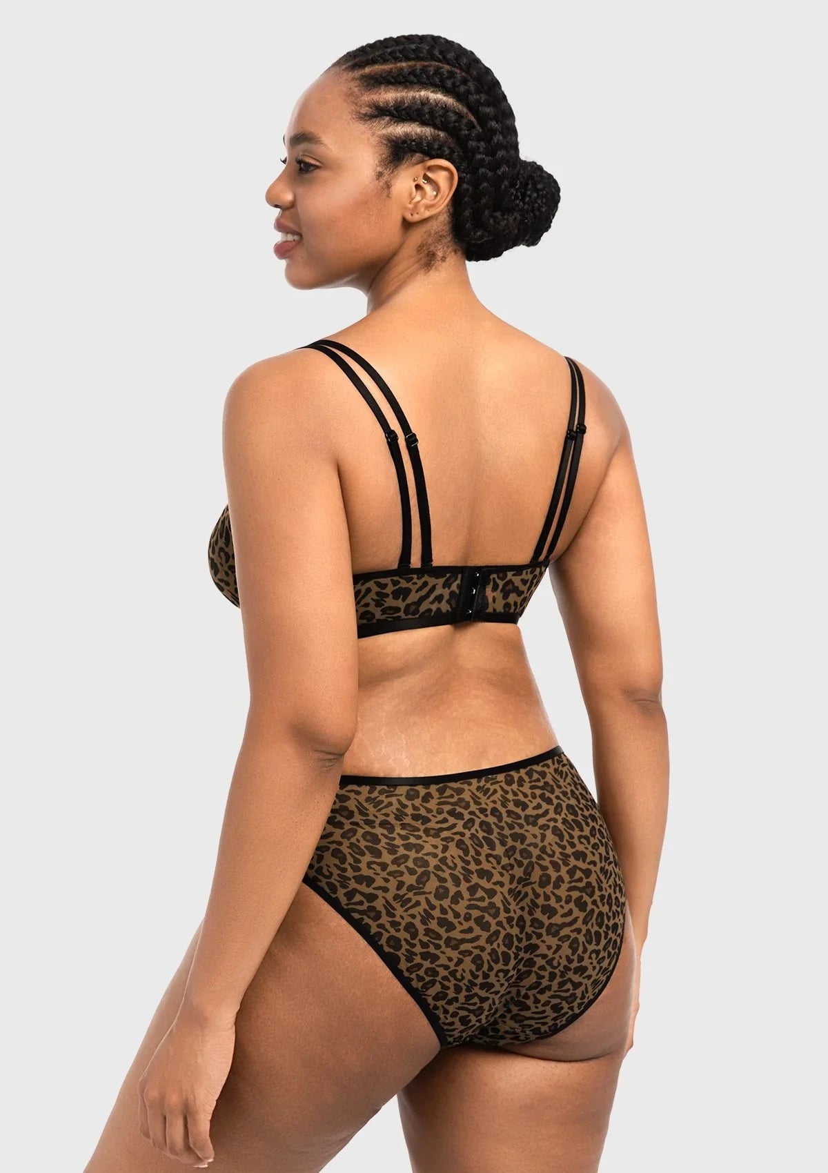Lyra Sheer Mesh Multi-Way Unlined Balconette Bra