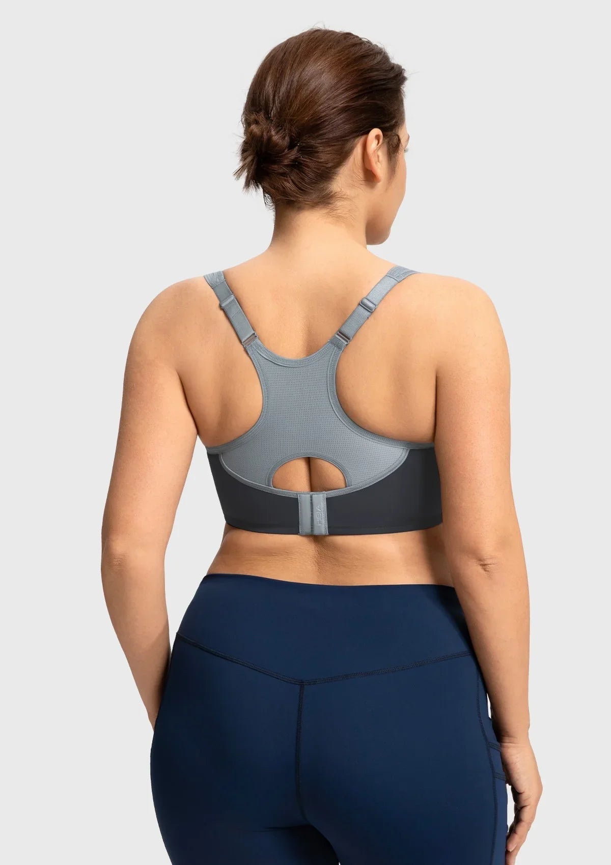ComfyArc Unlined Outside Underwire Racerback Sports Bra