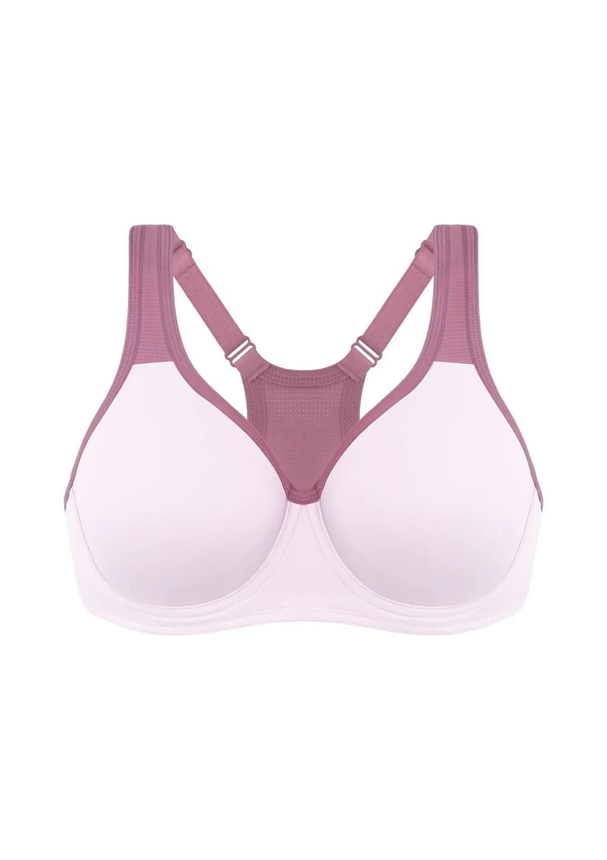 ComfyArc Unlined Outside Underwire Racerback Sports Bra