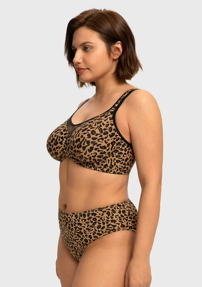 CoolComfort Smoothing Full Coverage Unlined Underwire Minimizer Bra