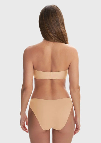 Juliette Bandless Seamless Push Up Strapless Underwire Bra